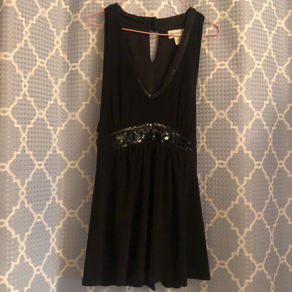 Black Sequin Top